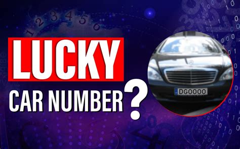 Lucky Vehicle Number as per Numerology .